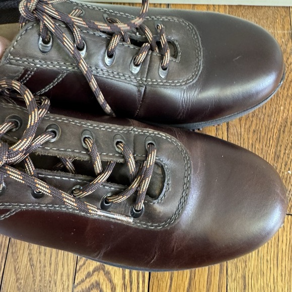 Johnston And Murphy Brown Leather Bowlers Laceup Vibram Sole Men\'s Size 8.5 Shoe main image 9